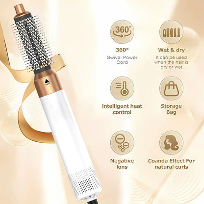 Professional 5 in 1 Hair Dryer Hot Air Comb Curler for Dyson Airwrap Hair Dryer Styling Tool Hair Straightener Hairdressing Tool